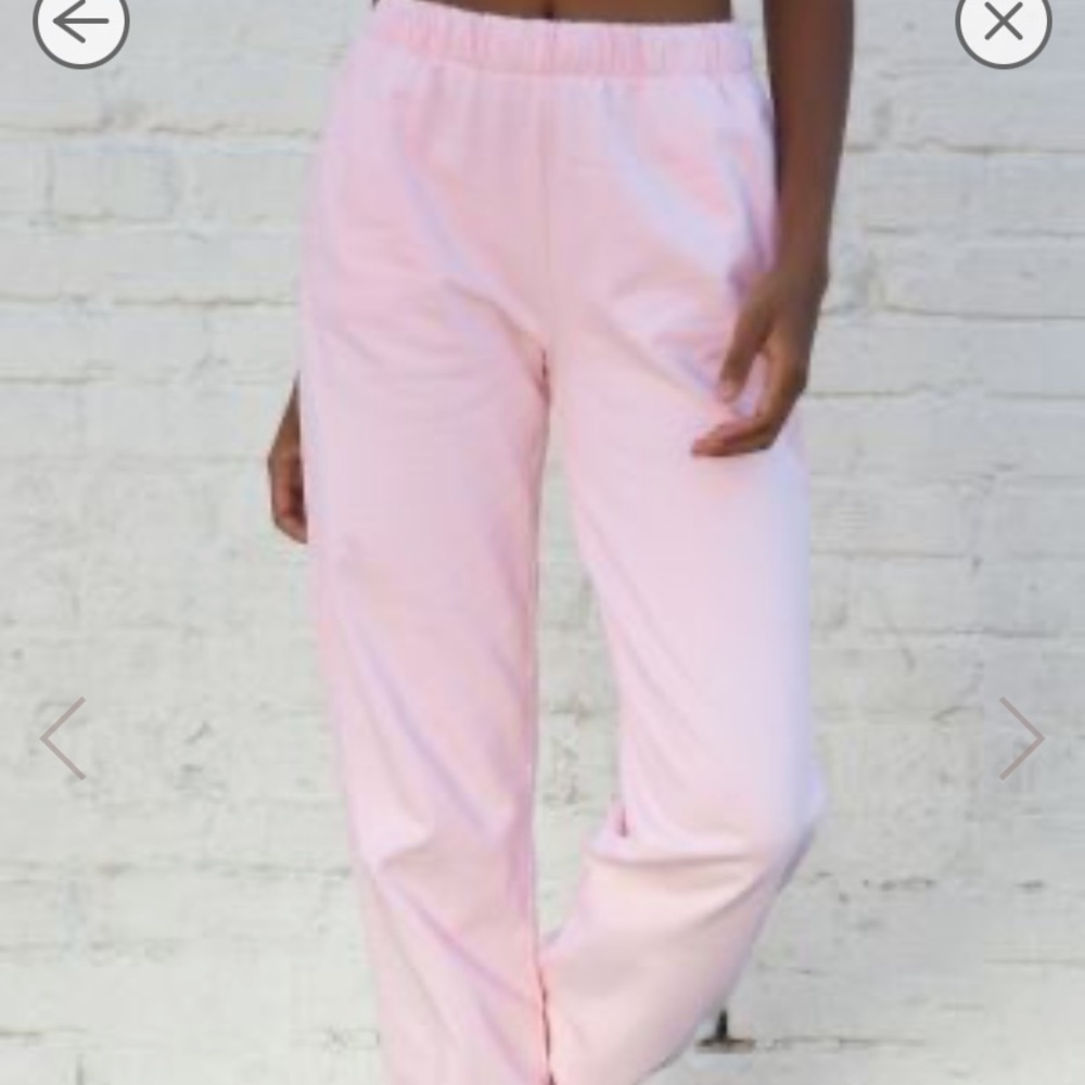 Brandy Melville Light Pink Rosa Sweatpants